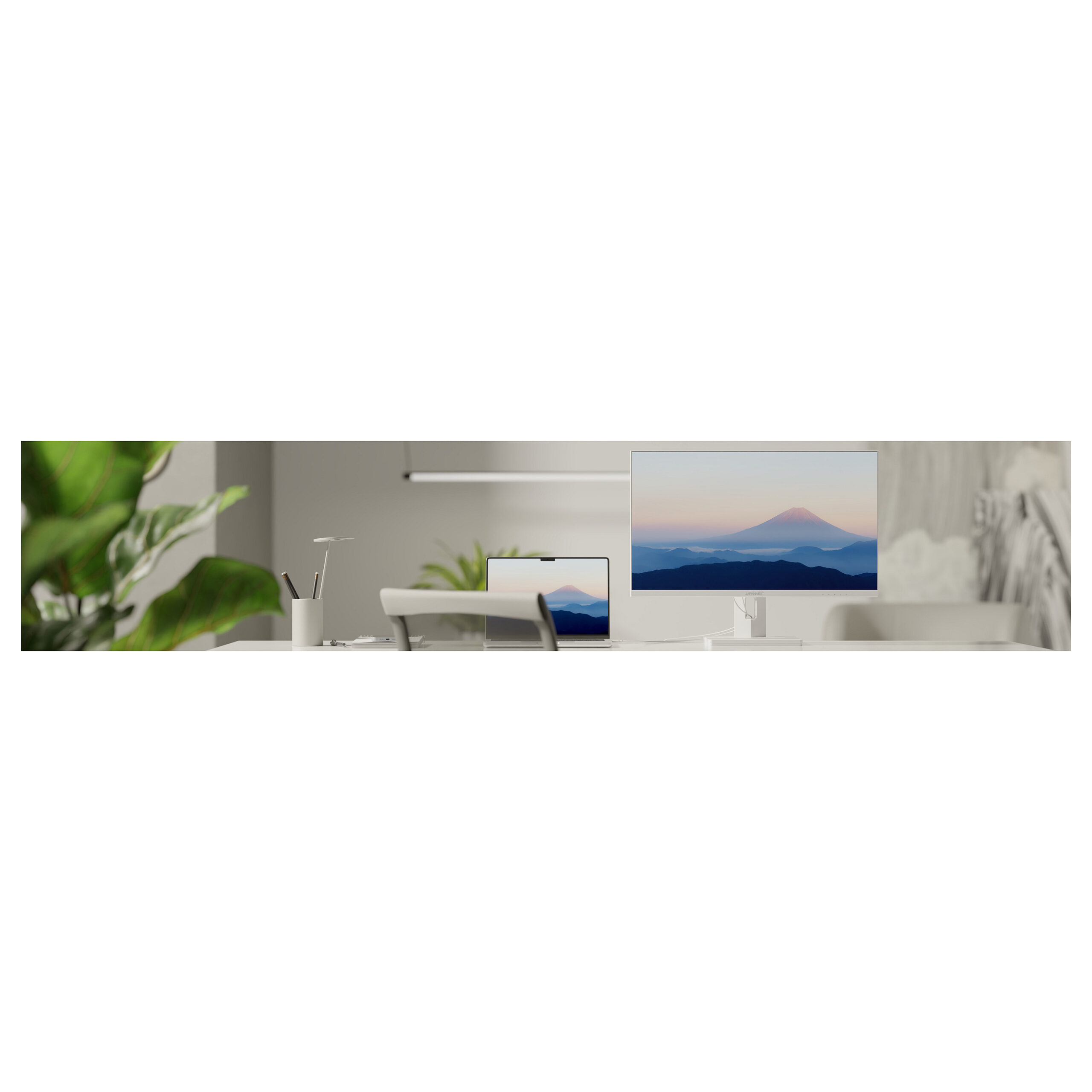 Monitor JapanNext JN-IPS270UHD60F-C65W-HSP-W / 27"/ 4K Ultra HD IPS LED / 60Hz / 8ms / HDMI+DP - Bardhë - Figura 3