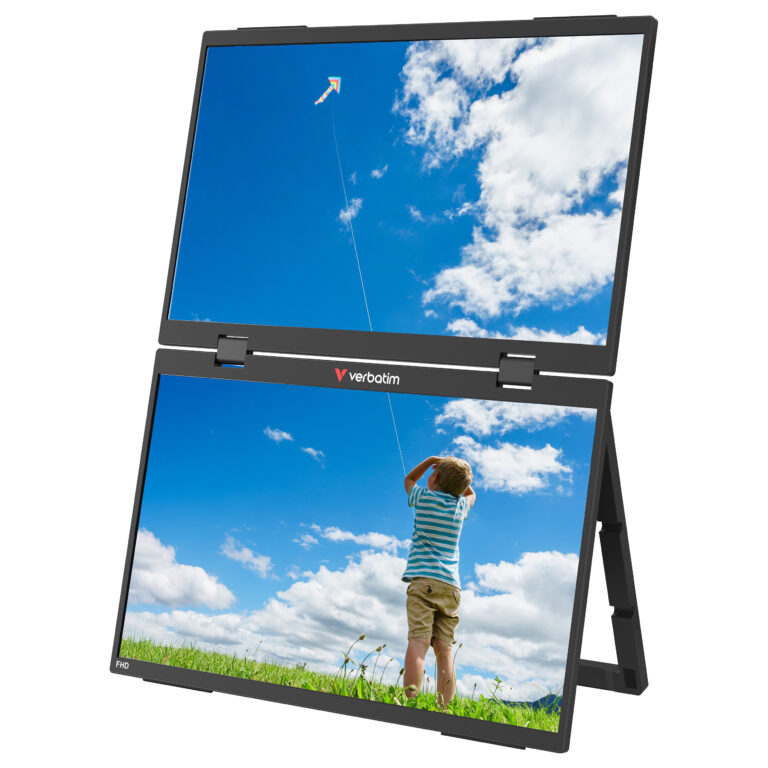 Monitor Verbatim Portable Dual / 15.6"/ Full HD IPS / LCD / 60Hz / 10ms / HDMI+USB - Zezë