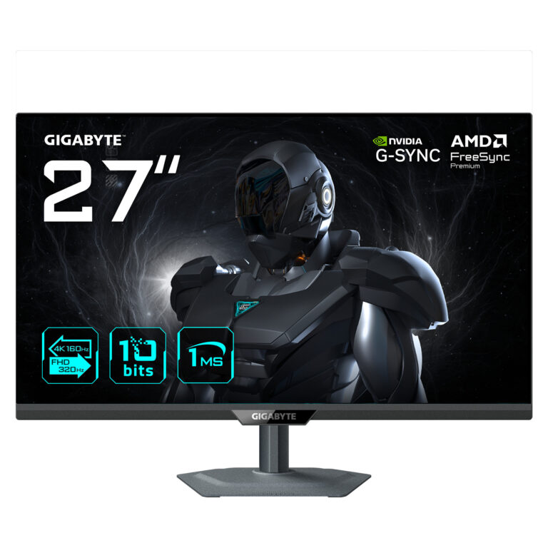 Monitor Gaming GigaByte G27UP / 27"/ 4K Ultra HD SS-IPS LED / 160Hz / 1ms / HDMI+DP+USB-C - Zezë