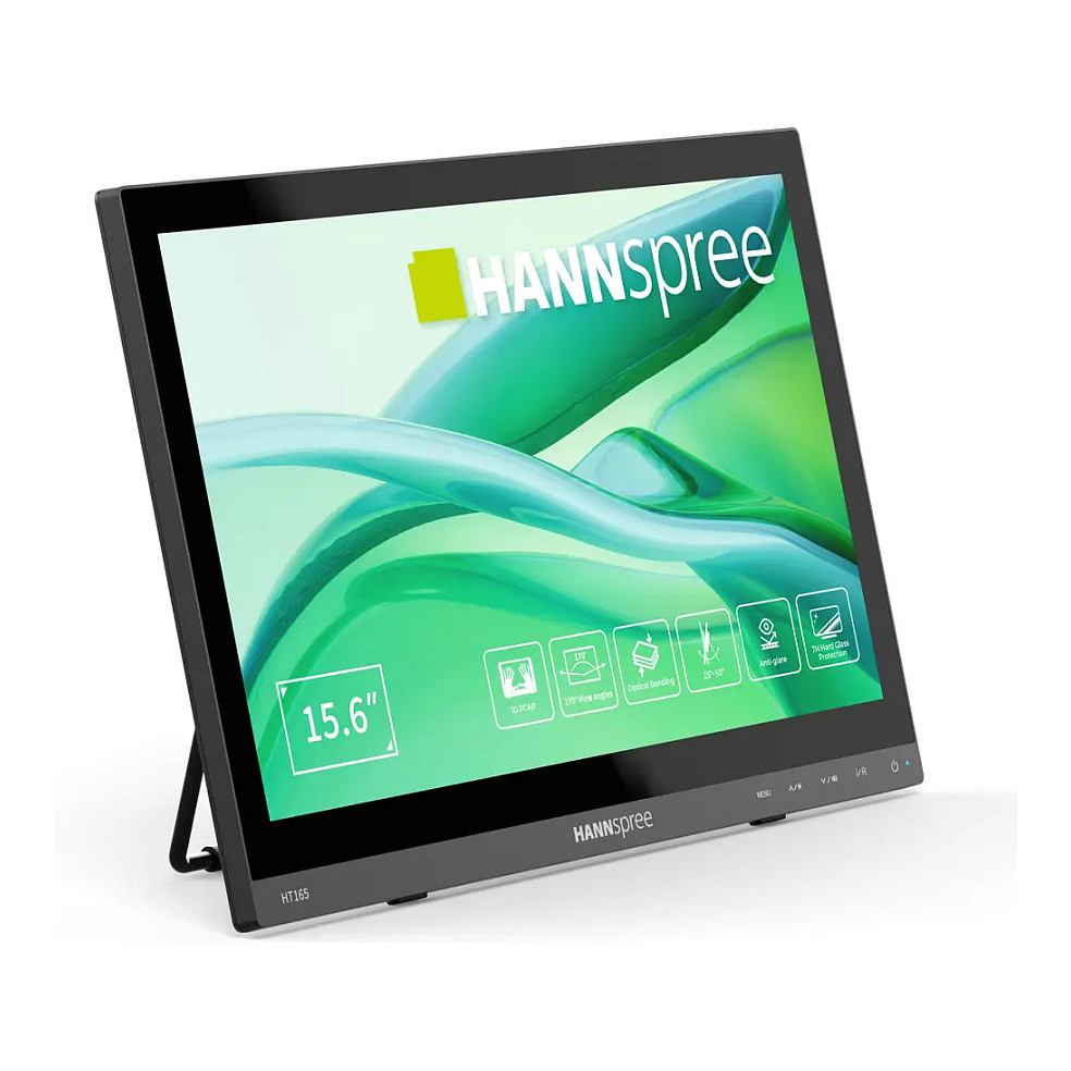 Monitor Hannspree HT165HPB / 15.6"/ Full HD IPS / LCD / Touch / 60Hz / 15ms / HDMI+USB+DP - Zezë - Figura 4
