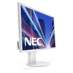 Monitor NEC MULTISYNC EA244WMI-WH / 24"/ WUXGA IPS / LED / 6ms / HDMI+USB+VGA+DVI - Bardhë