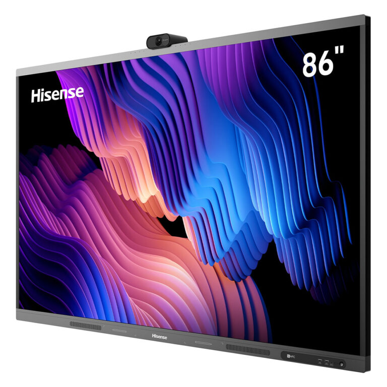 Ekran Interaktiv Hisense 86WM6FE GoBoard Live / 86"/ 4K Ultra HD Multi touch / 60Hz / 8ms / 128GB / WIFI / Webcam / USB=C+HDMI - Zezë