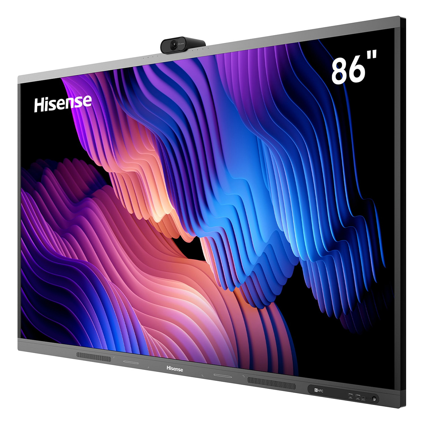 Ekran Interaktiv Hisense 86WM6FE GoBoard Live / 86"/ 4K Ultra HD Multi touch / 60Hz / 8ms / 128GB / WIFI / Webcam / USB=C+HDMI - Zezë