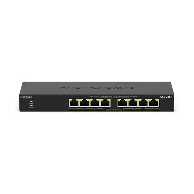 NETGEAR GS308LP 8-Port Gigabit PoE+ Unmanaged Switch 60W 2