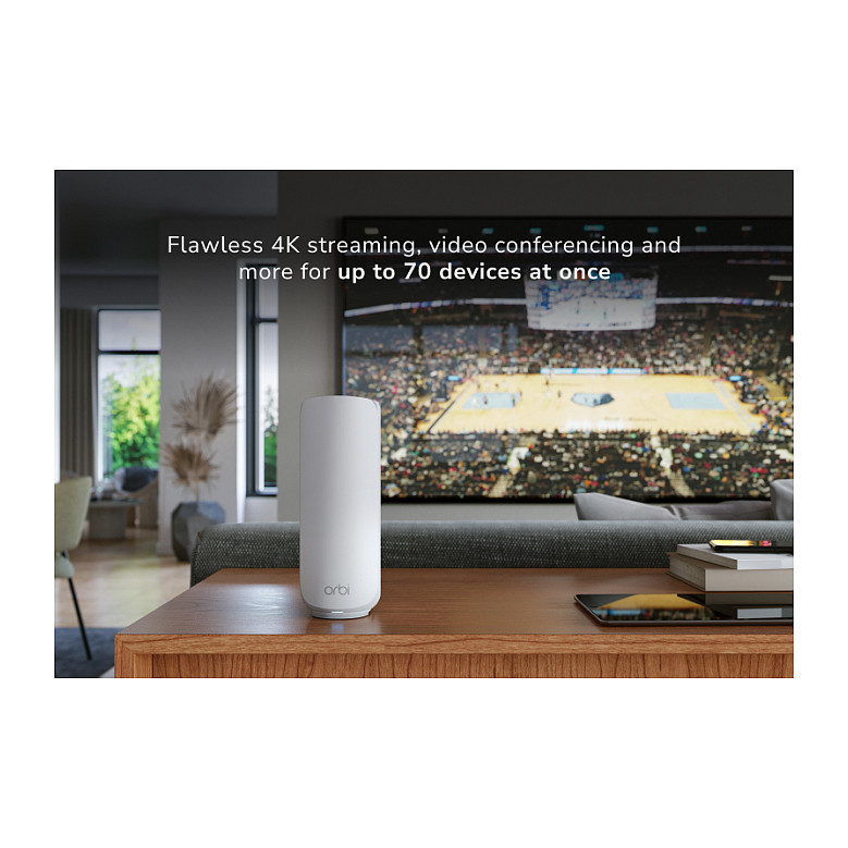 Mesh Satellite Netgear / Orbi 370‑Serie RBE370 / Dual‑Band Wi‑Fi 7 – Bardhë - Figura 2