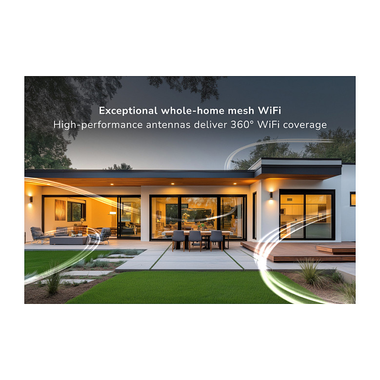 Mesh Satellite Netgear / Orbi 370‑Serie RBE370 / Dual‑Band Wi‑Fi 7 – Bardhë - Figura 3