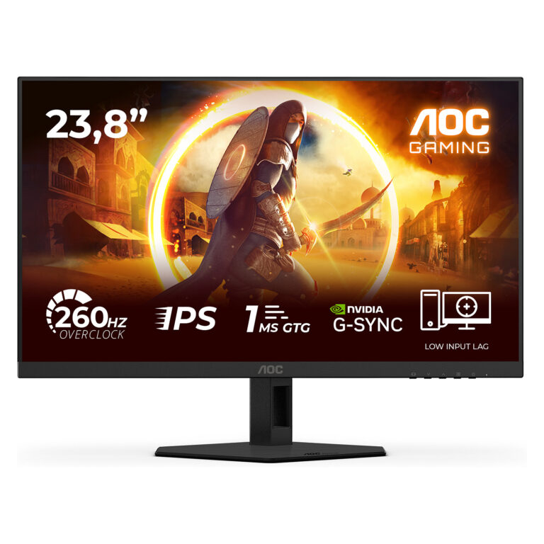 Monitor Gaming AOC 24G4ZRE / 23,8"/ Full HD Fast IPS LED / 260Hz / 0.3ms / HDMI+DP - Zezë
