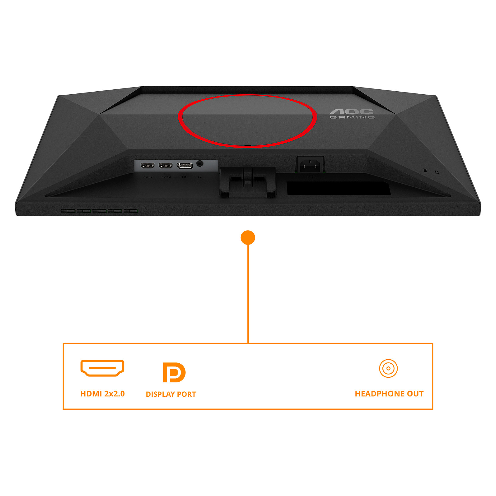 Monitor Gaming AOC 24G4ZRE / 23,8"/ Full HD Fast IPS LED / 260Hz / 0.3ms / HDMI+DP - Zezë - Figura 3