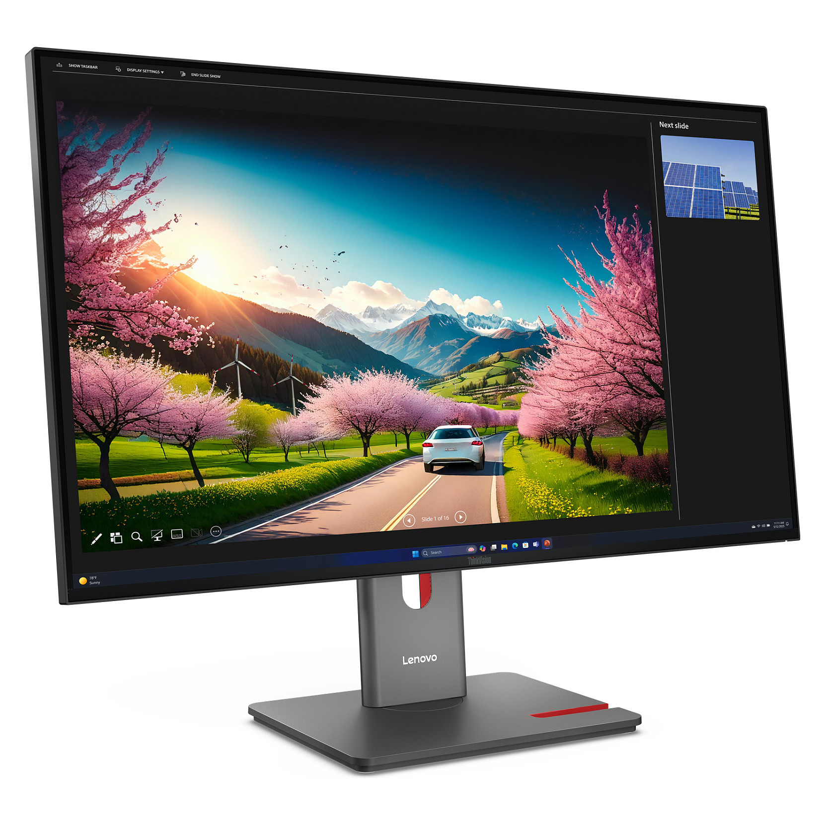 Monitor Lenovo ThinkVision P32UD-40 / 31,5"/ 4K Ultra HD IPS LCD / 120Hz / 4ms / USB-C+HDMI+DP - Zezë - Figura 2