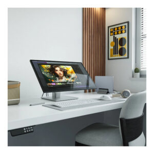 Monitor Alogic TFT Clarity Fold / 27″/ 4K Ultra HD IPS QD Touch / 60Hz / 14ms / Webcam / USB-C+DP+HDMI – Zezë/Argjendi 8