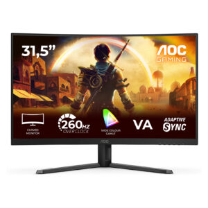 Monitor Gaming AOC C32G42ZE / 31.5"/ Full HD VA / LED / Curved / 260Hz / 4ms / HDMI+DP - Zezë