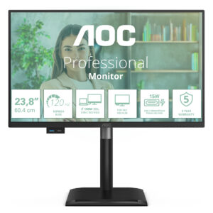 Monitor AOC 24P4CV / 23.8"/ Full HD IPS LED / 120Hz / 4ms / USB+HDMI+DP - Zezë