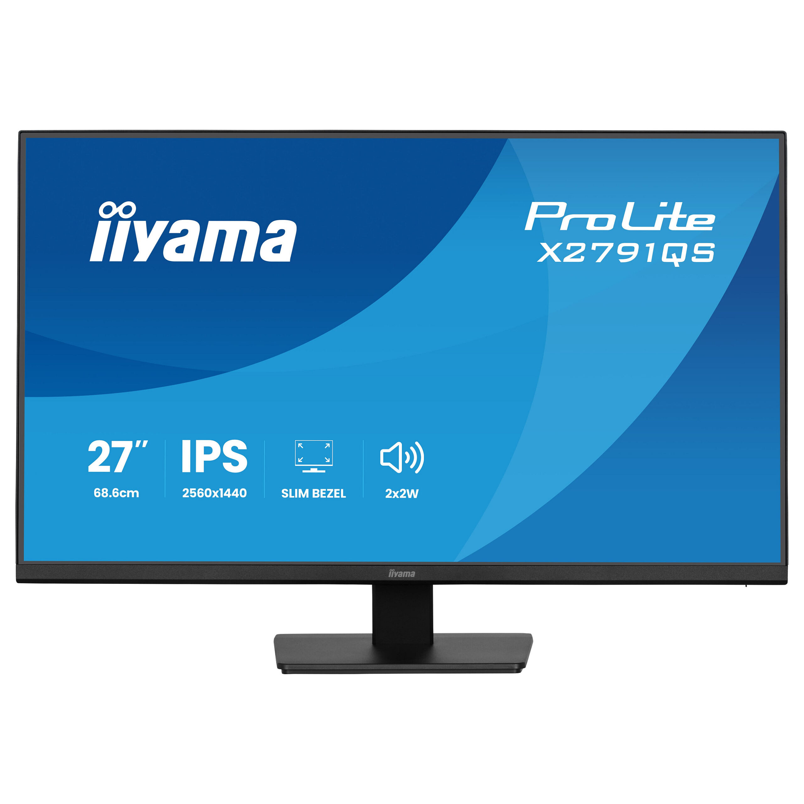 Monitor IIYAMA X2791QS-B1 / 27"/ Quad HD IPS LED / 75Hz / 1ms / HDMI+DP - Zezë - Figura 3