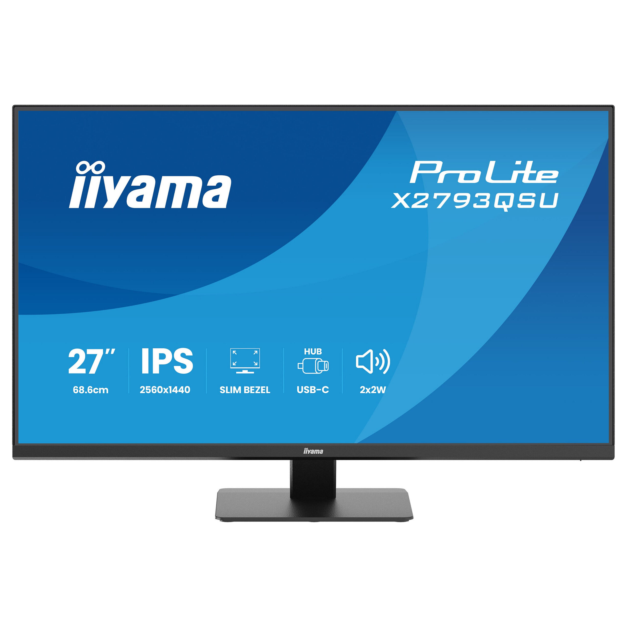 Monitor IIYAMA X2793QSU-B1 / 27"/ Quad HD IPS / LED / 75Hz / 1ms / HDMI+USB+DP - Zezë - Figura 3