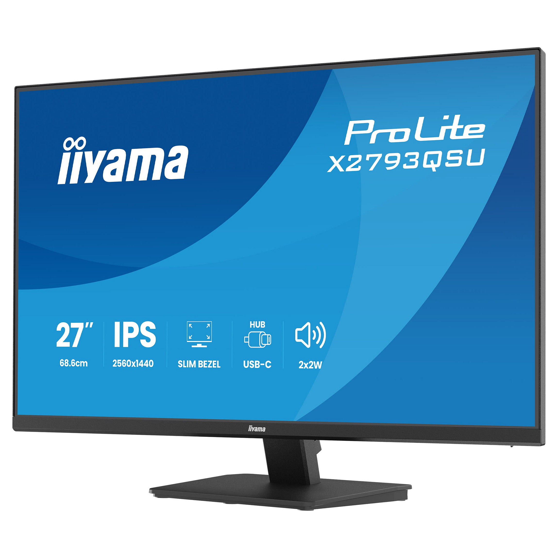 Monitor IIYAMA X2793QSU-B1 / 27"/ Quad HD IPS / LED / 75Hz / 1ms / HDMI+USB+DP - Zezë - Figura 5