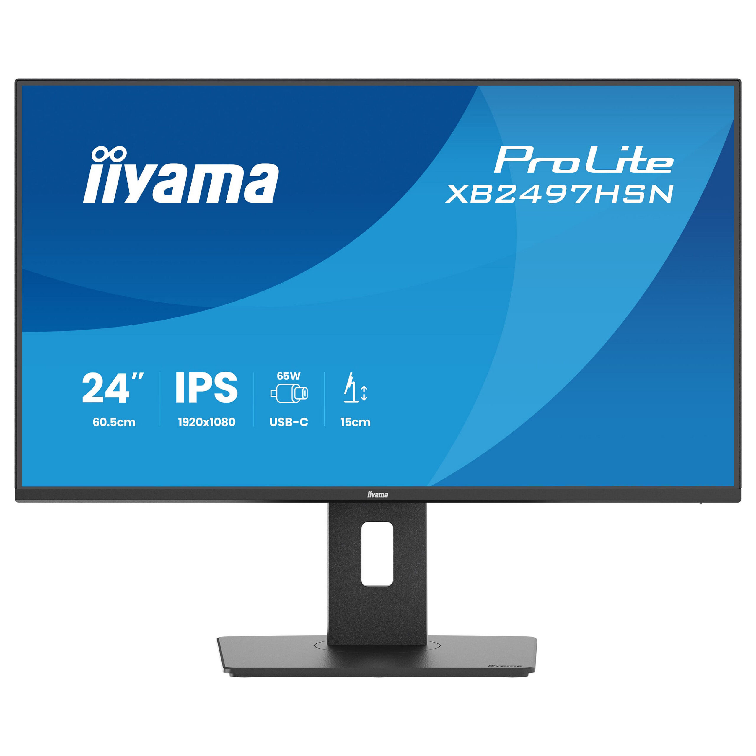Monitor iiyama ProLite XB2497HSN-B1 / 23.8"/ Full HD IPS / LED / 100Hz / 1ms / HDMI+USB+DP - Zezë - Figura 3