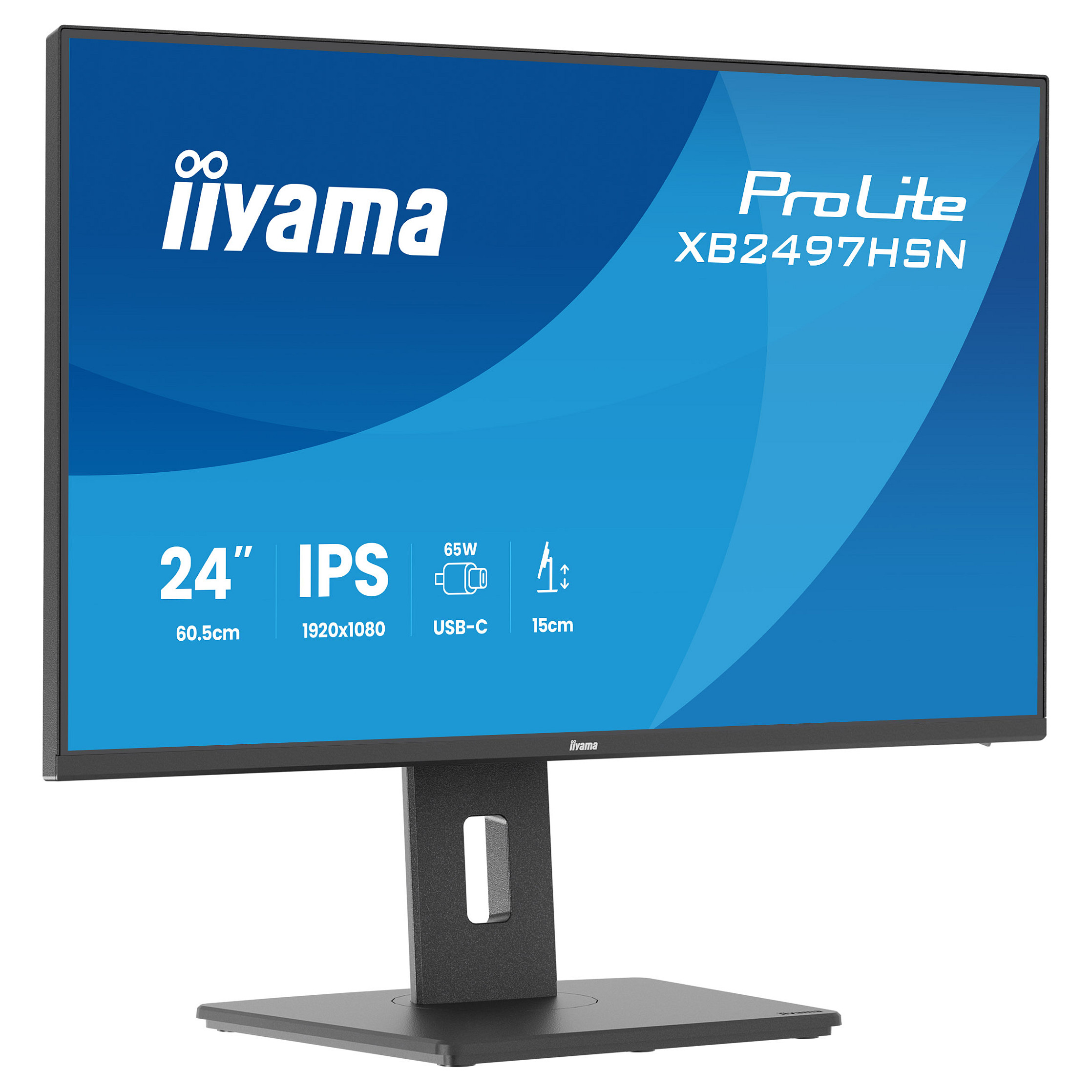 Monitor iiyama ProLite XB2497HSN-B1 / 23.8"/ Full HD IPS / LED / 100Hz / 1ms / HDMI+USB+DP - Zezë - Figura 5
