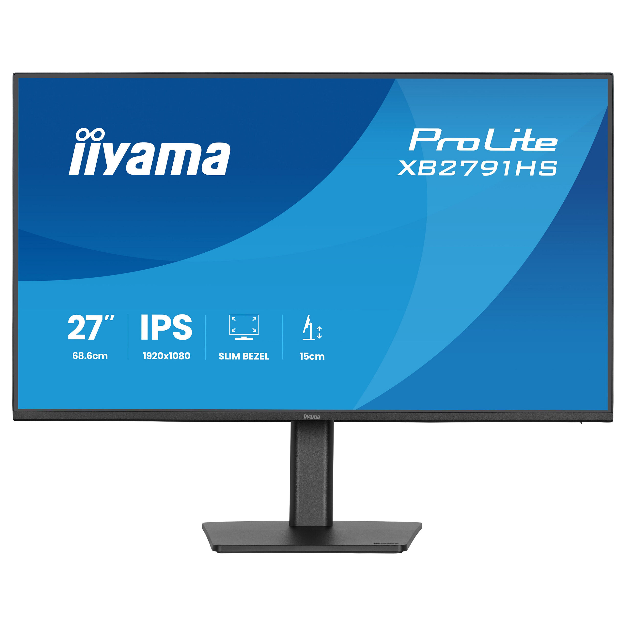 Monitor IIYAMA XB2791HS-B1 / 27"/ Full HD IPS / LED / 120Hz / 1ms / HDMI+DP - Zezë - Figura 3