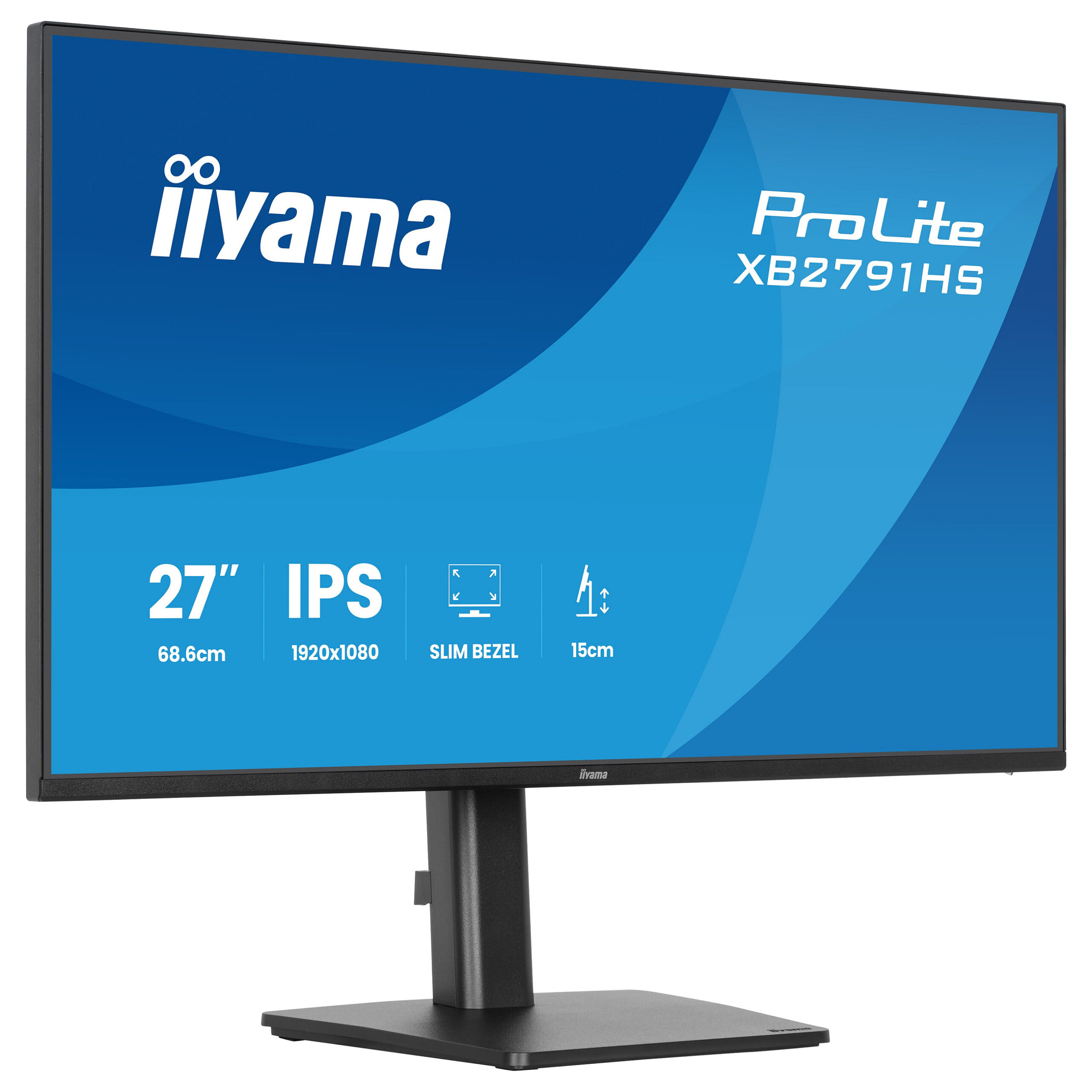 Monitor IIYAMA XB2791HS-B1 / 27"/ Full HD IPS / LED / 120Hz / 1ms / HDMI+DP - Zezë - Figura 5