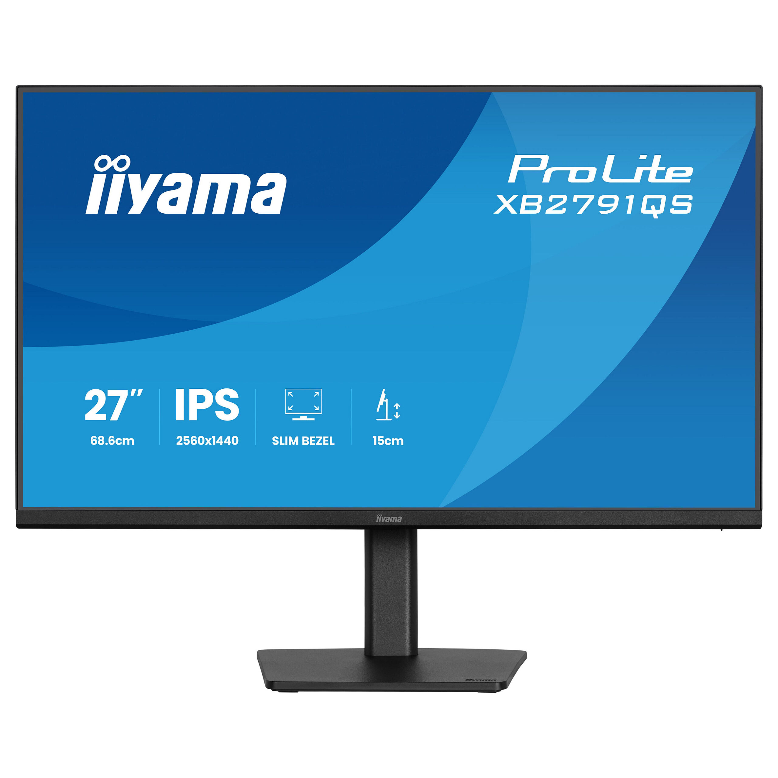 Monitor IIYAMA XB2791QS-B1 / 27"/ Quad HD IPS / LED / 75Hz / 1ms / HDMI+DP - Zezë - Figura 3