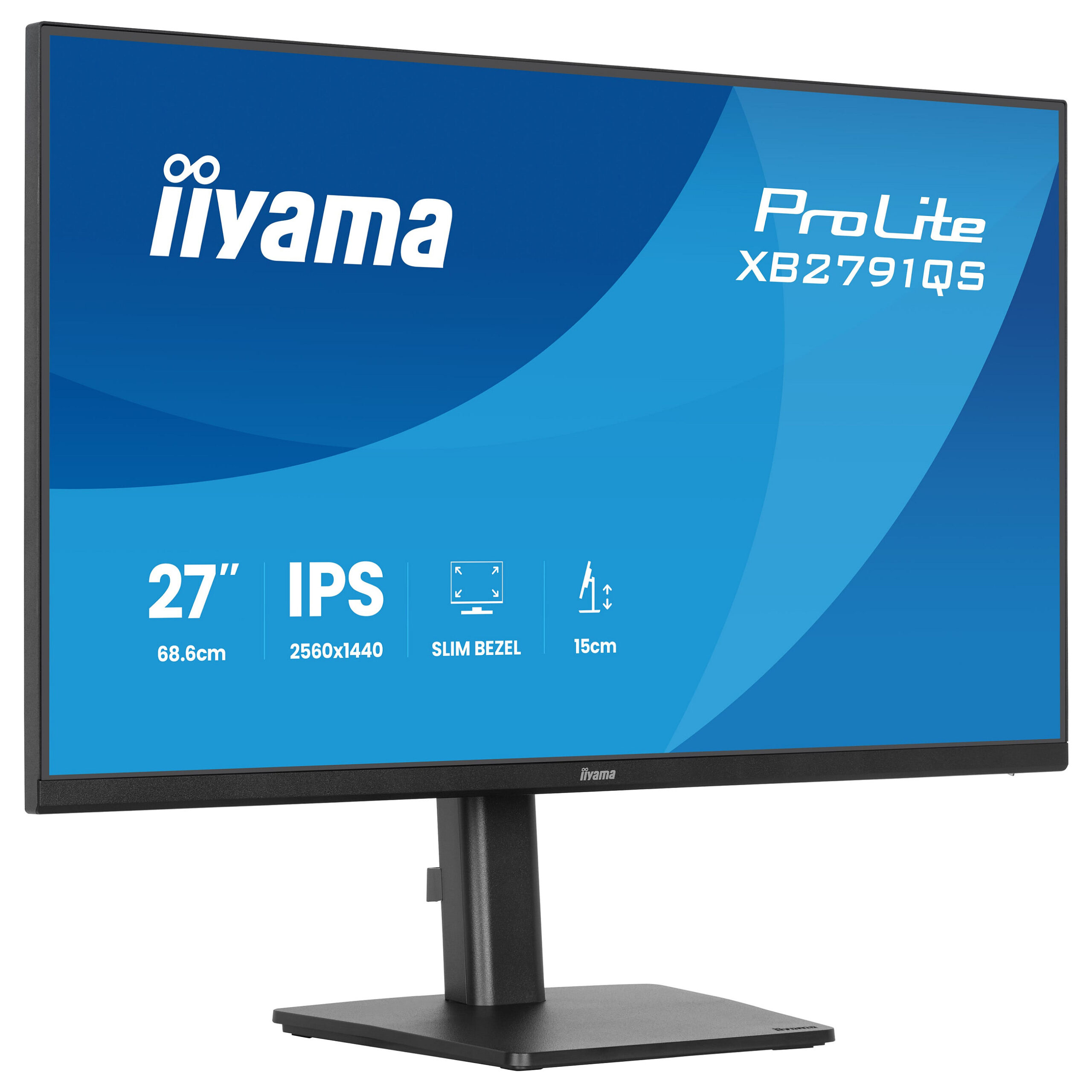Monitor IIYAMA XB2791QS-B1 / 27"/ Quad HD IPS / LED / 75Hz / 1ms / HDMI+DP - Zezë - Figura 5