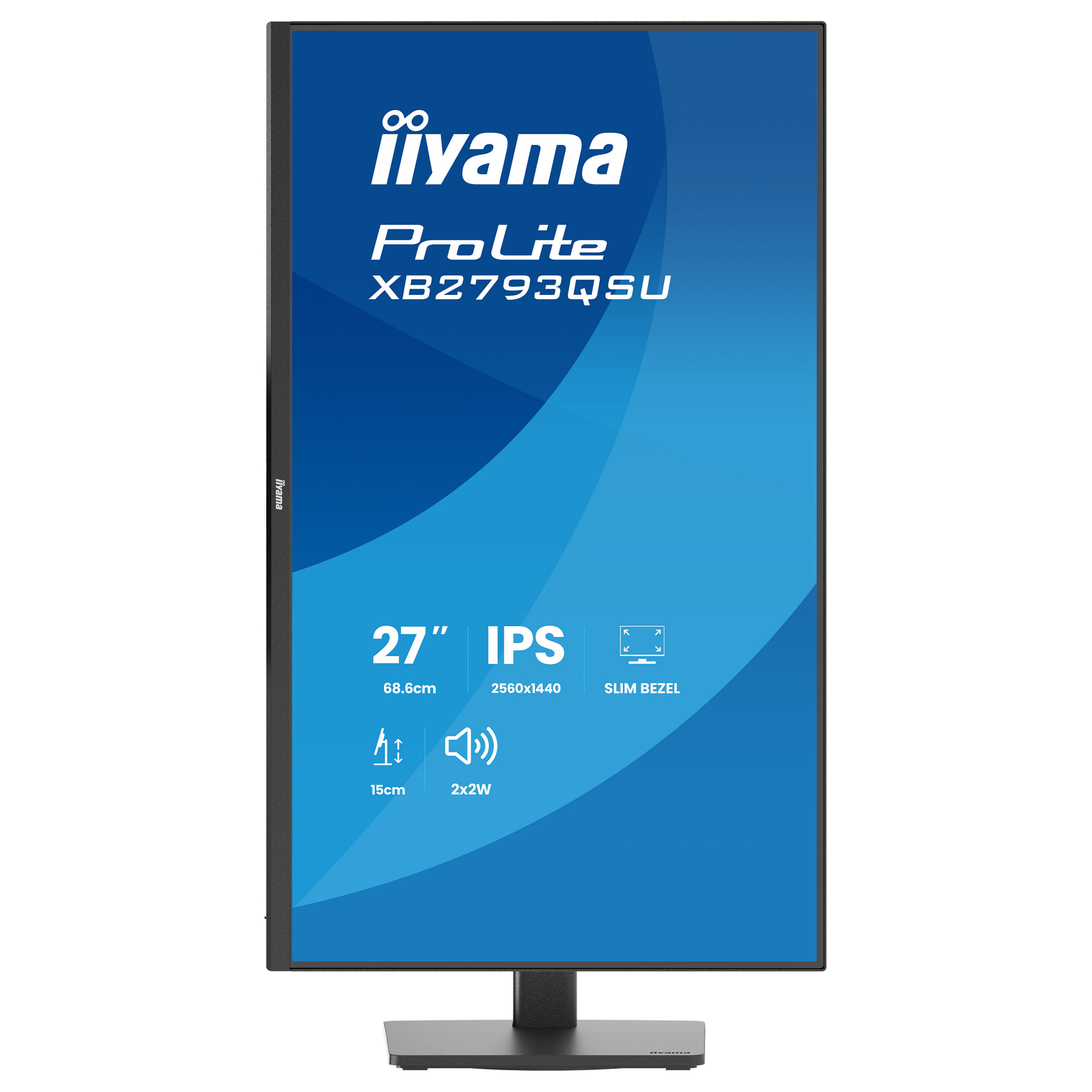 Monitor iiyama ProLite XB2793QSU-B1 / 27"/ Quad HD IPS / LED / 75Hz / 1ms / HDMI+USB+DP - Zezë - Figura 4