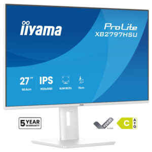 Monitor IIYAMA XB2797HSU-W1 / 27"/ Full HD IPS / LED / 120Hz / 1ms / HDMI+USB+DP - Bardhë