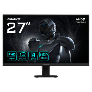 Monitor Gaming GigaByte GS27F2 / 27"/ Full HD LCD SS-IPS / 240Hz / 1ms / HDMI+DP - Zezë