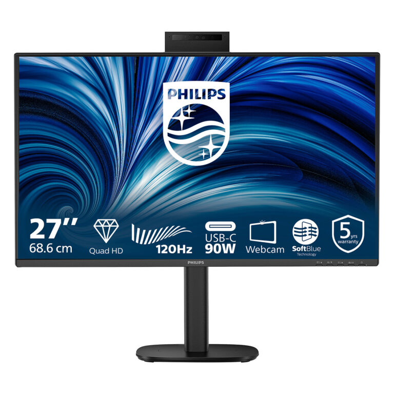 Monitor Philips 27B2U3601H / 27"/ Quad HD IPS LCD / 120Hz / 4ms / HDMI+USB-C+DP - Zezë