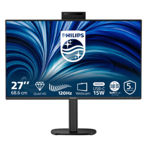 Monitor Philips 27B2N3500JH / 27"/ Quad HD IPS LCD / 120Hz / 4ms / USB-C+DP+HDMI - Zezë