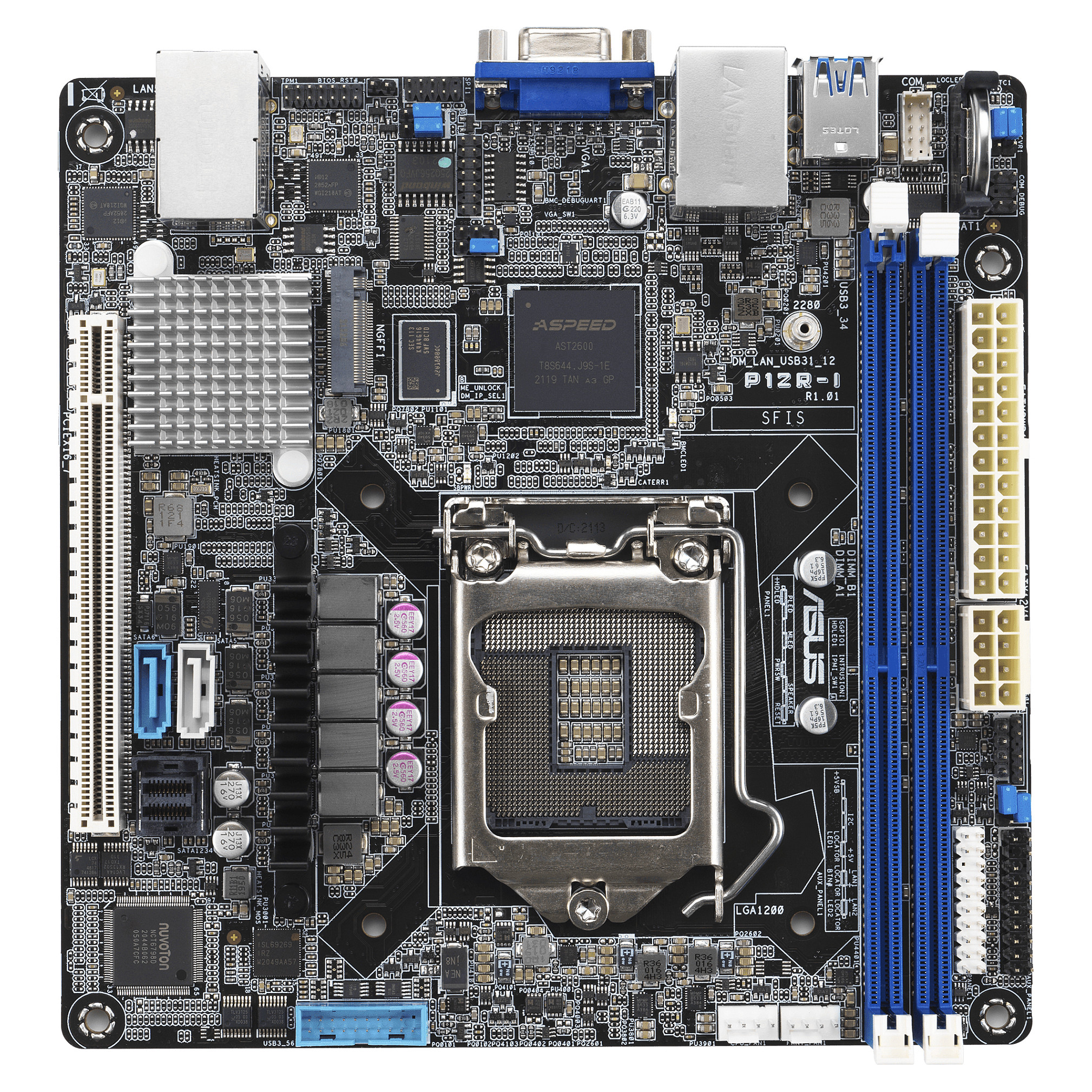 Pllakë Amë Intel ASUS P12R‑I / LGA1200 / mini‑ITX - Figura 2