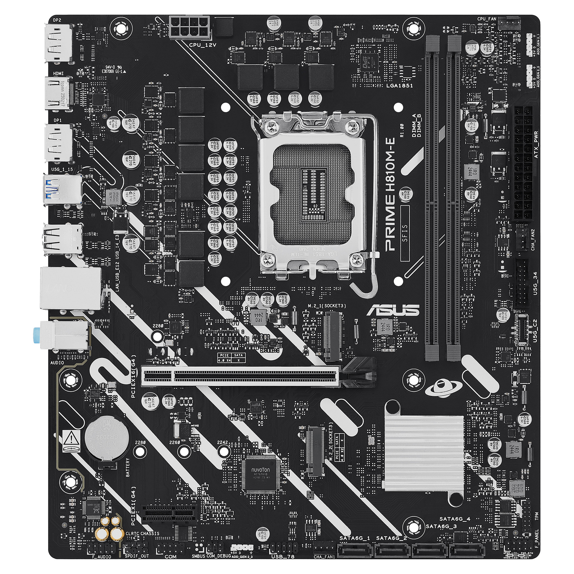 Pllakë Amë Intel ASUS PRIME H810M‑E‑CSM