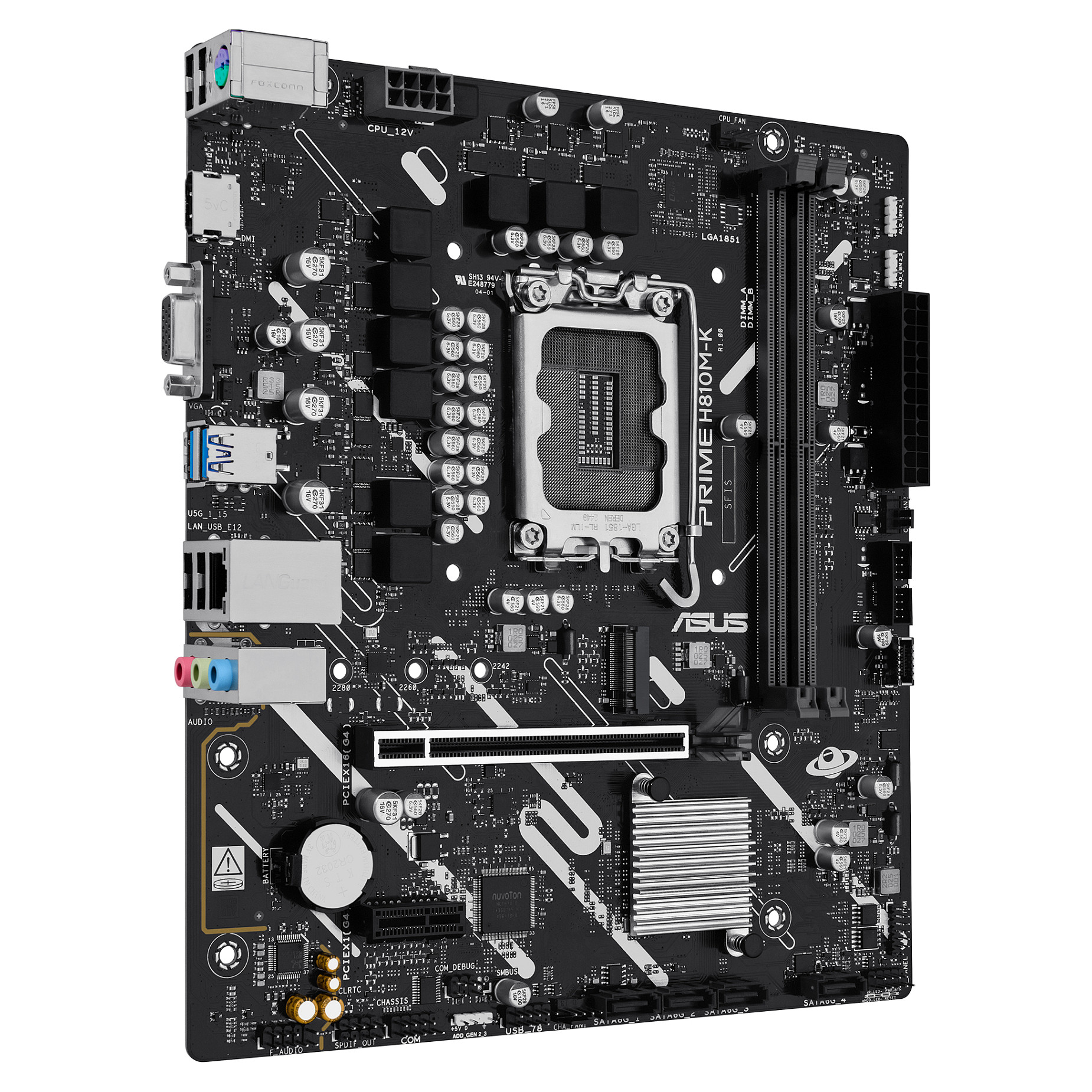 Pllakë Amë Intel ASUS PRIME H810M‑K / LGA1851 / DDR5 / mATX / 4710 - Figura 2