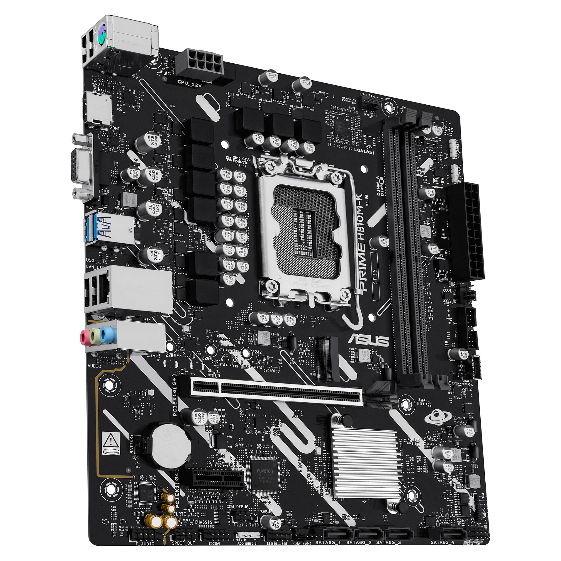 Pllakë Amë Intel ASUS PRIME H810M‑K / LGA1851 / DDR5 / mATX / 4710 - Figura 3