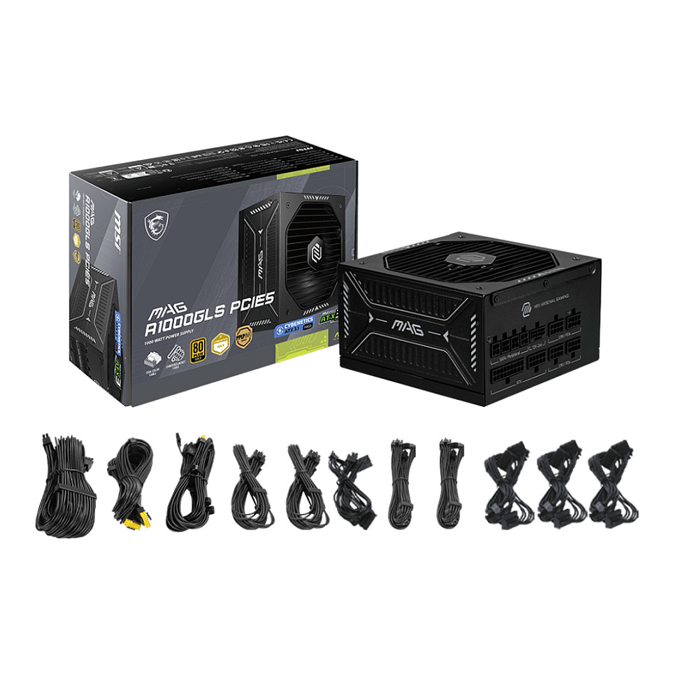 Furnizues Energjie MSI MAG A1000GLS PCIe5 / 1000W / 80 PLUS Gold / ATX - Figura 4