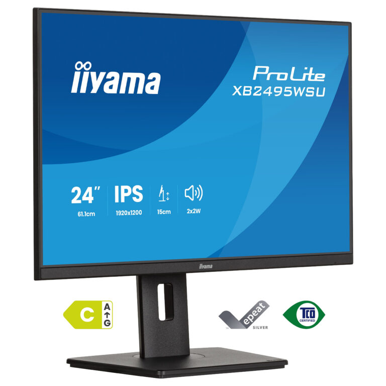 Monitor iiyama XB2495WSU-B1 / 24.1"/ Full HD IPS LCD / 100Hz / 4ms / HDMI+USB+DP+HDCP - Zezë