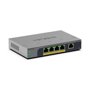 Switch NETGEAR GS105EP / Unmanaged / 5‑Port Gigabit / PoE+ / 63W