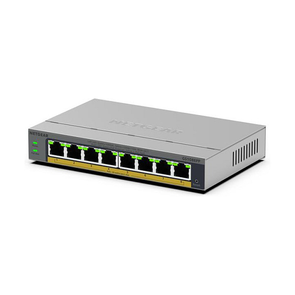 NETGEAR GS108EPP Easy Smart 8-Port Gigabit PoE+ Switch 123W with Smart Management 3
