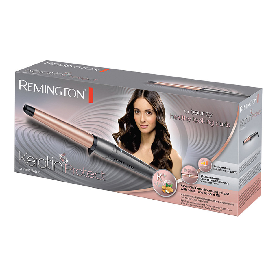 Stilues për flokë për kaçurrela Remington Keratin Protect CI83V6 – Gri/Rozë - Figura 2