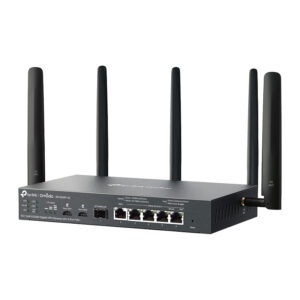 TP-Link Omada ER706WP AX3000 WiFi 6 4G Cat6 Gigabit VPN Router 4-Port PoE+ 7