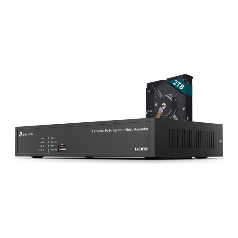 Video Recorder Rrjeti VIGI NVR1004H‑4P‑2TB / 4 Channel PoE