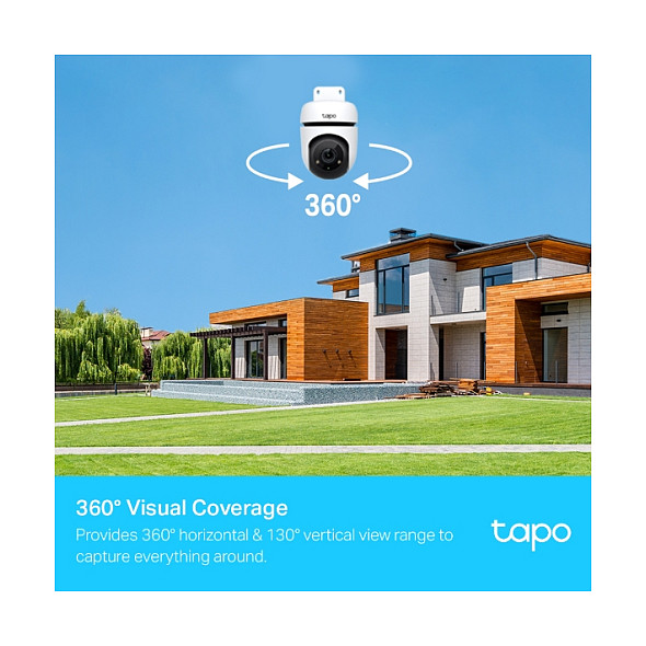 Kamera Sigurie IP CCTV TP-Link Tapo TC40 V1 Outdoor 1080p Network Surveillance - Bardhë - Figura 4