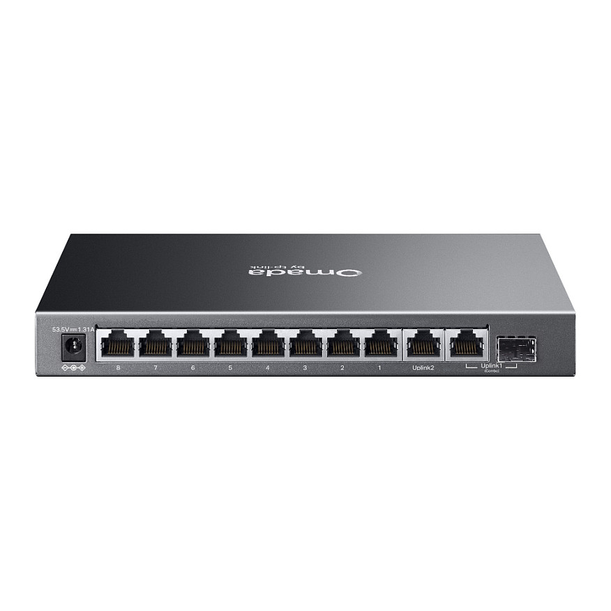 TP-Link Omada ES210GP 10-Port Gigabit Easy Managed Switch 8-Port PoE+ 1x RJ45 1x SFP - Figura 2