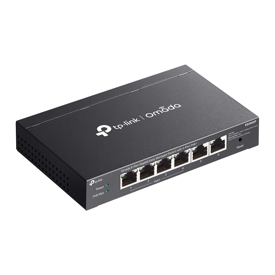 Switch TP‑Link Omada ES206GP / 6‑Port Gigabit / Easy Managed / 4‑Port PoE+ 2xPort - Figura 4