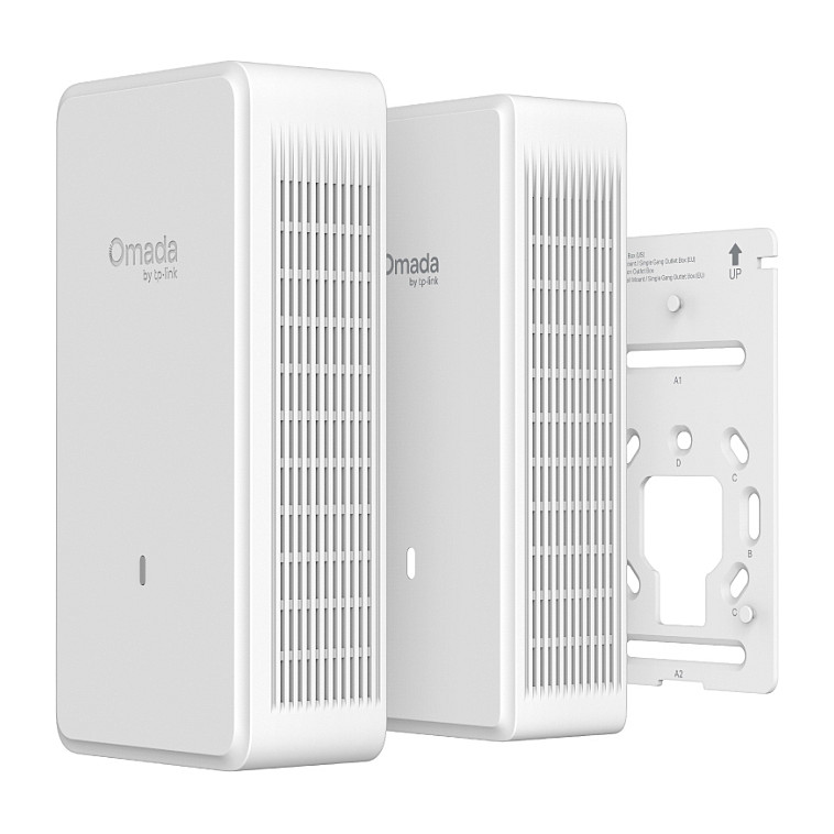 Access Point TP‑Link Omada EAP775‑Wall / BE11000 / Wi‑Fi 7 Wall Plate - Bardhë