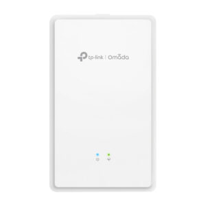 Access Point TP‑Link Omada EAP625GP‑Wall / AX1800 / Wi‑Fi 6 GPON / Wall‑Plate - Bardhë