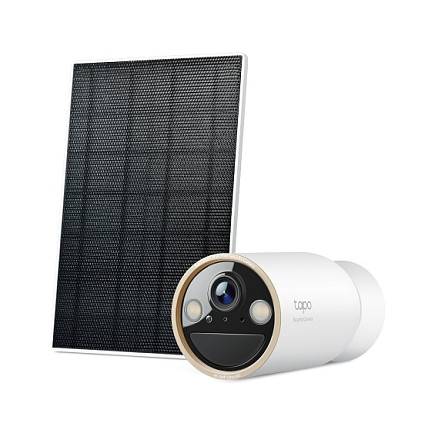 Kamera Sigurie IP CCTV TP-Link Tapo C460 KIT Bullet Outdoor 4K (8MP) me Energji Diellore dhe Bateri - Bardhë