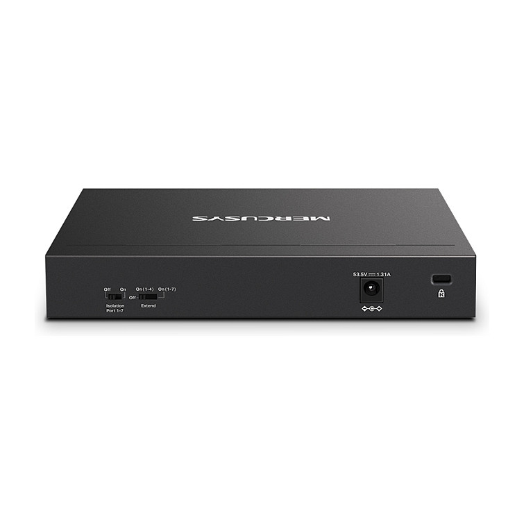 Switch Mercusys MS108GP / Managed / 8‑Port Gigabit / 7×PoE+ / 123W - Figura 3