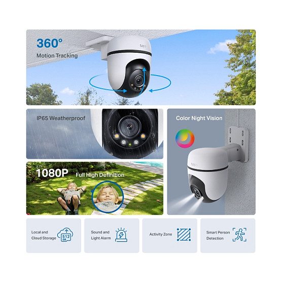 Kamera Sigurie IP CCTV TP-Link Tapo C500 Outdoor Pan/Tilt Wi-Fi - Bardhë - Figura 5