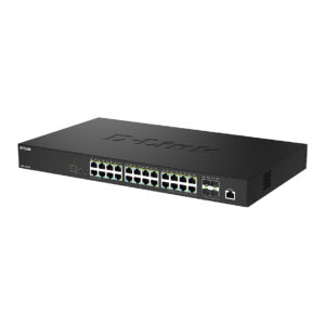 D-Link DMS-1250-28P/E L3 Lite PoE++ Switch | 24x 2.5G + 4x 10G SFP+ | 475W 7